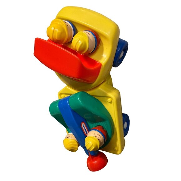 Little Tikes Cherry Picker Lift Truck with  Construction Workers Toddle Tots Vin - Picture 5 of 11